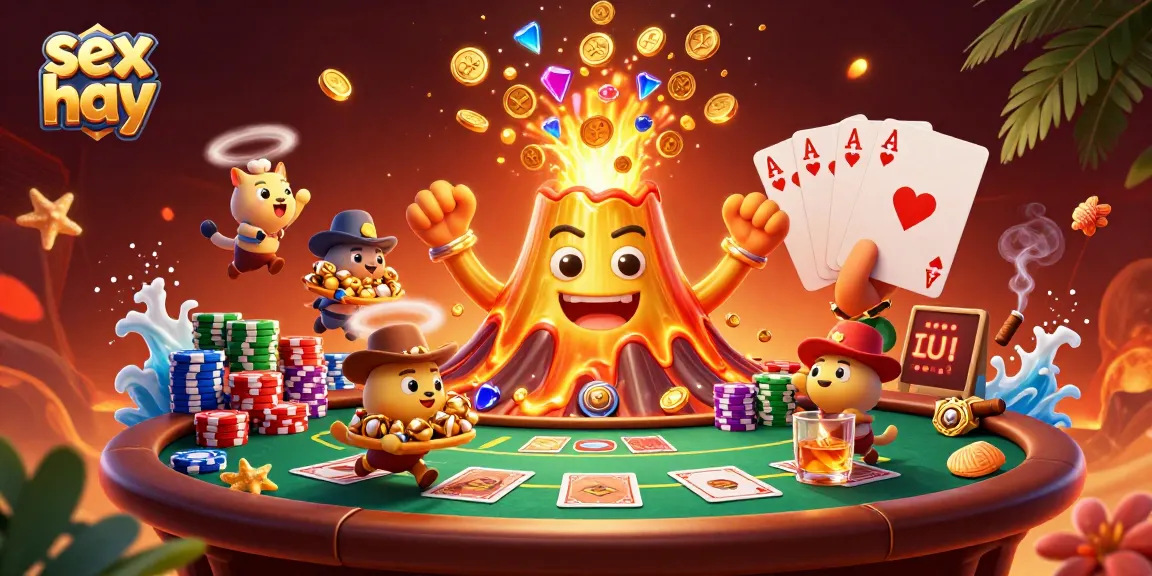 Win big with exciting gameplay and treasure in this dynamic sex hay illustration.