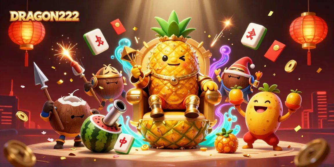 Experience thrilling gameplay with DRAGON222’s vibrant casino scene featuring unique character interactions.