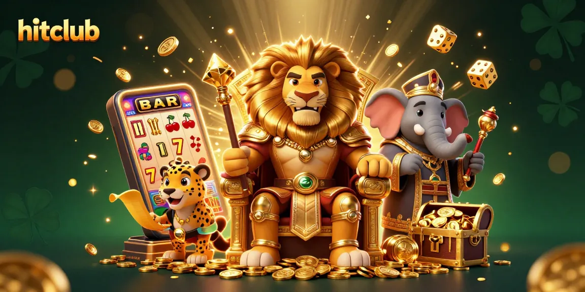 Win big with hitclub in this action-packed casino scene filled with exciting game elements.