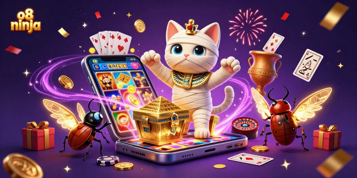 Engage with o8 ninja's dynamic casino action featuring vibrant characters and thrilling gaming elements.
