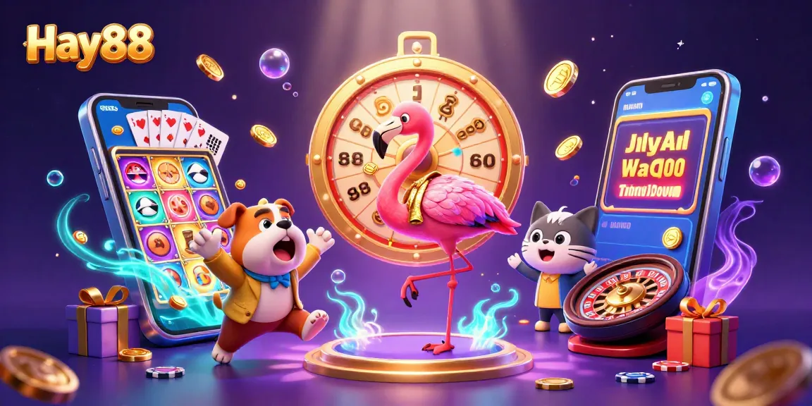Spin to win at Hay88 with colorful slot games and exciting prizes in a lively casino scene.